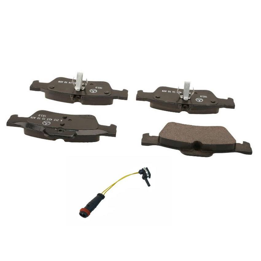 Mercedes Disc Brake Pad Set - Rear (With Sensor) 2115401717